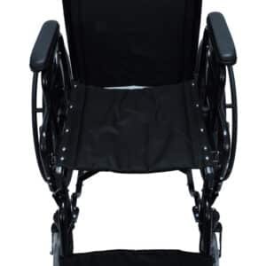 Silla de Ruedas Semiescritorio Reposa Brazos y Pies Desmontables - Imagen 4