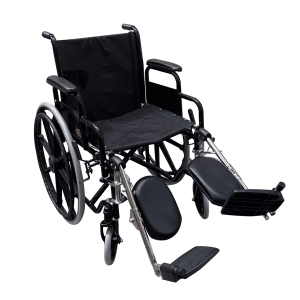 Silla de Ruedas Semiescritorio Reposa Pies Desmontables - Imagen 1