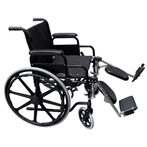 Silla de Ruedas Semiescritorio Reposa Pies Desmontables - Imagen 2