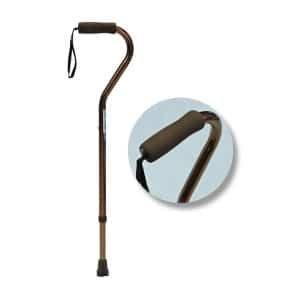 Bastón Mango Curvo Altura Graduable - Imagen 1