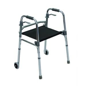 Caminador con asiento en Lona, Ruedas Delanteras - Imagen 1