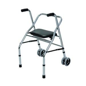 Caminador con asiento rígido, Ruedas Delanteras - Imagen 1