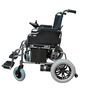 Silla de Ruedas Eléctrica Reposa Brazos y Pies Desmontables - Imagen 1