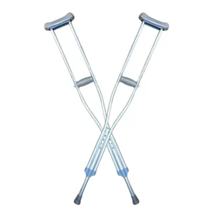 Muletas en aluminio con altura graduable - Imagen 1