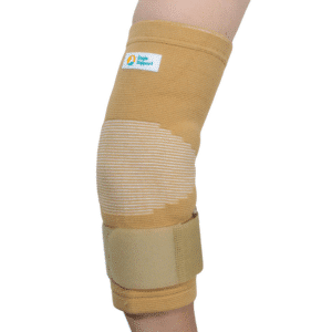 Órtesis de miembro superior codera elastica con almohadillas laterales en silicona - Imagen 1