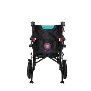 Silla de Ruedas de Transporte Reposa Brazos y Pies abatibles - Imagen 3