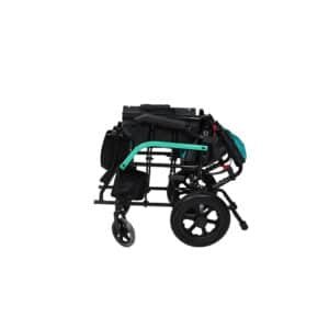 Silla de Ruedas de Transporte Reposa Brazos y Pies abatibles - Imagen 4