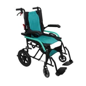 Silla de Ruedas de Transporte Reposa Brazos y Pies abatibles - Imagen 1