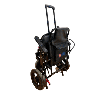 Silla de Ruedas Eléctrica Reposa Brazos y Pies Abatibles - Imagen 3