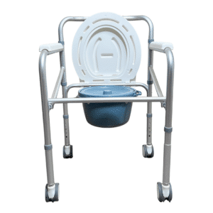 Silla Sanitaria en aluminio con Ruedas - Imagen 1