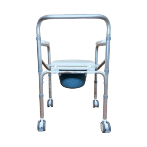 Silla Sanitaria en aluminio con Ruedas - Imagen 3