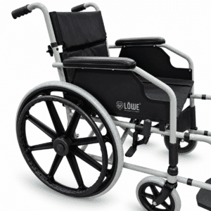 Silla de Ruedas Estándar Doble Cruceta (Tapicería en Nylon) - Imagen 3